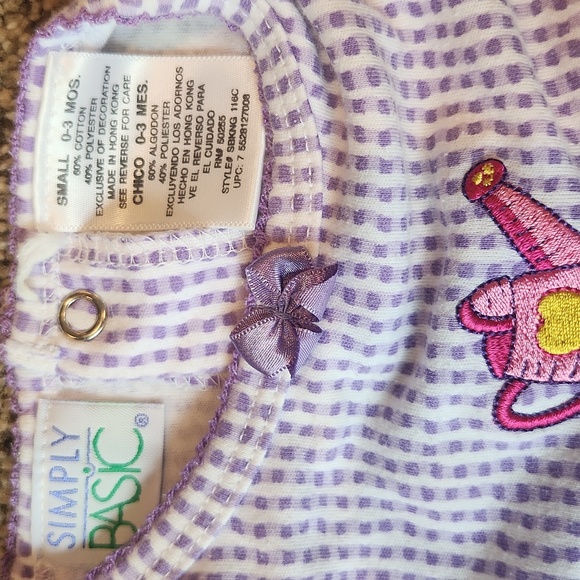 Simply Basic | Vintage Embroidered Baby Romper - Picture 4 of 7